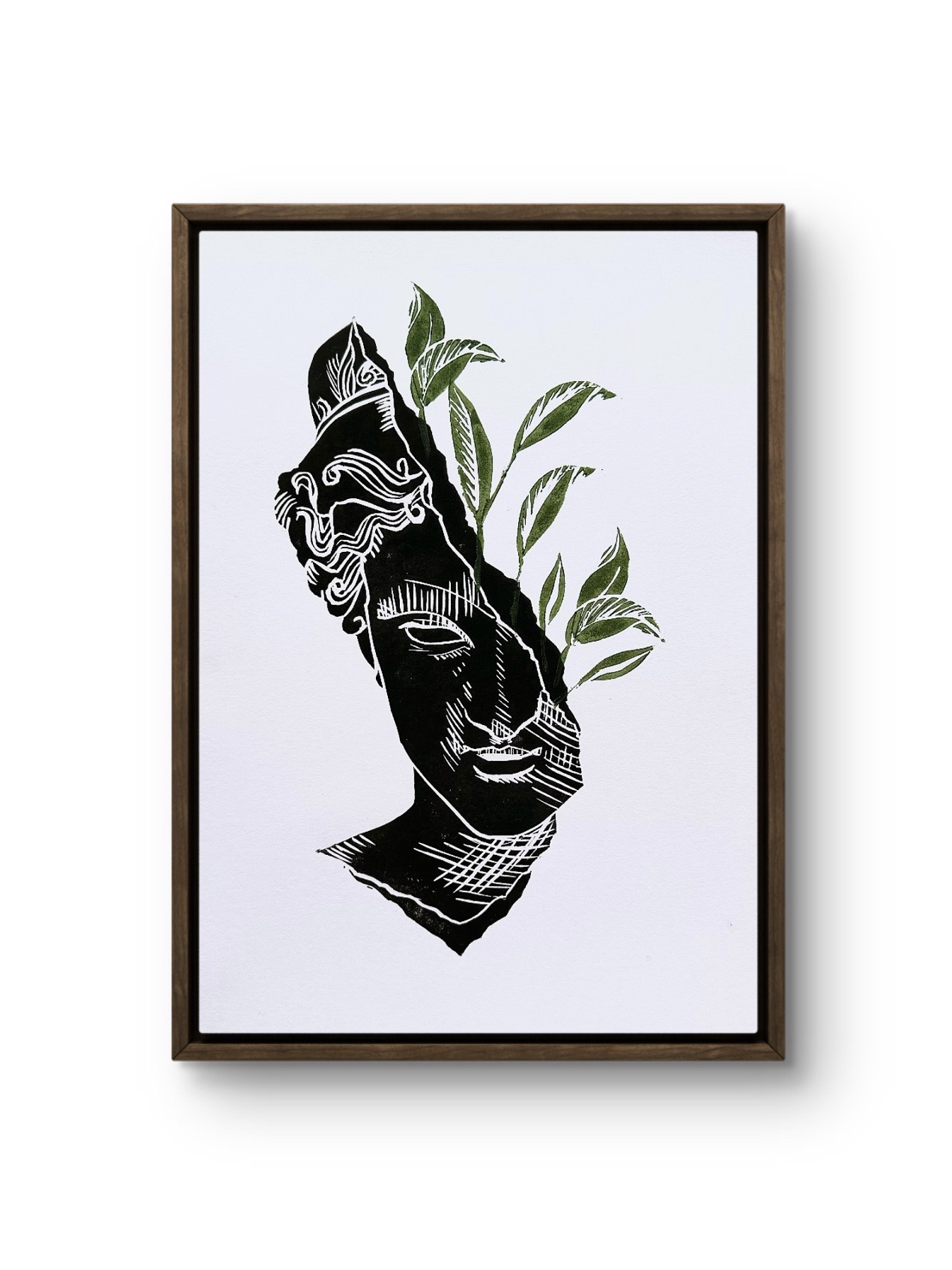 Linogravure série 'Linogravures - Antique'