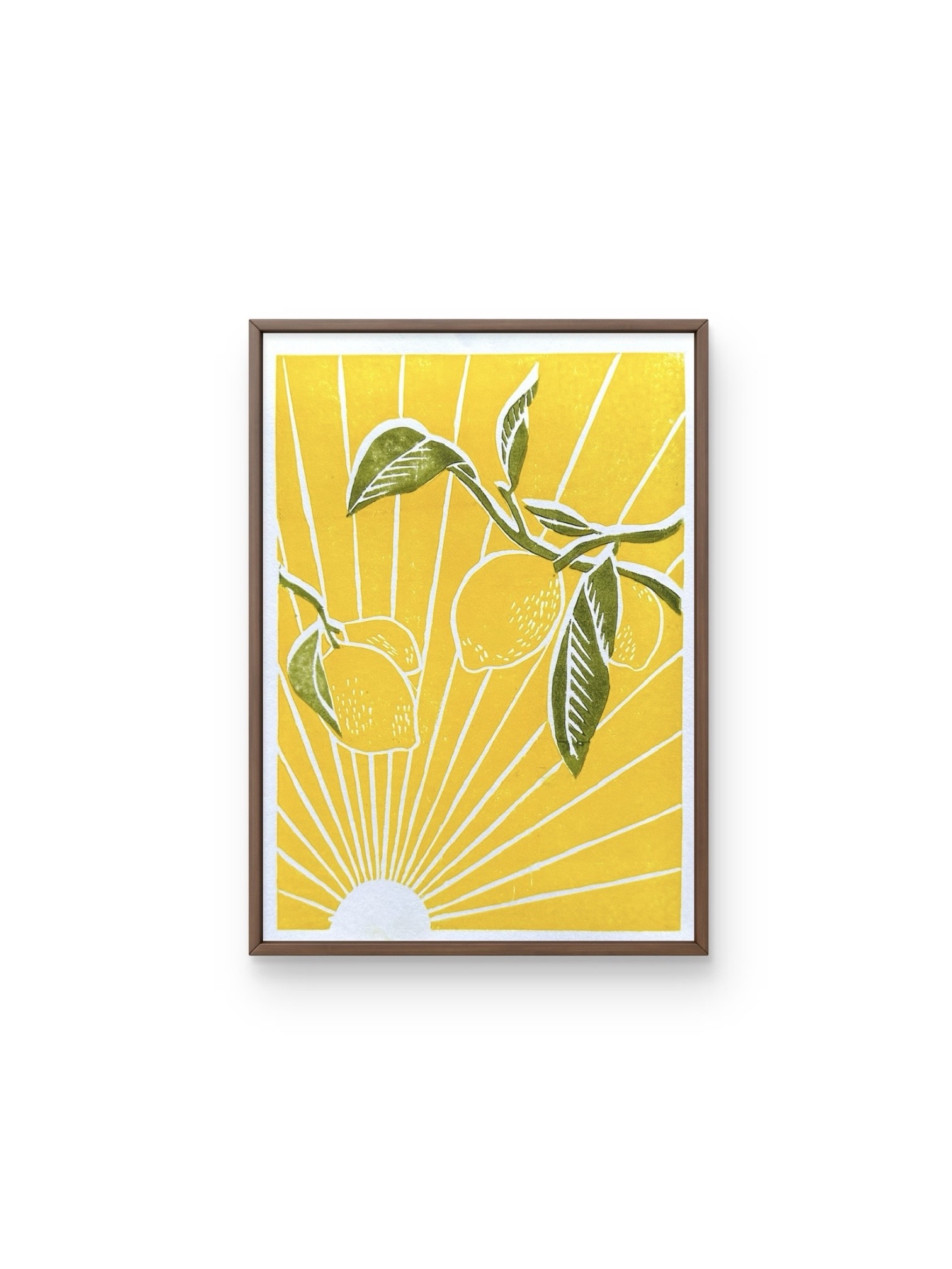 Linogravure série 'Linogravures - Sicile'
